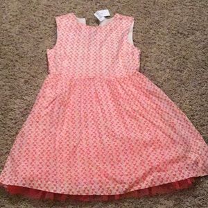 Kids crew cuts heart dress